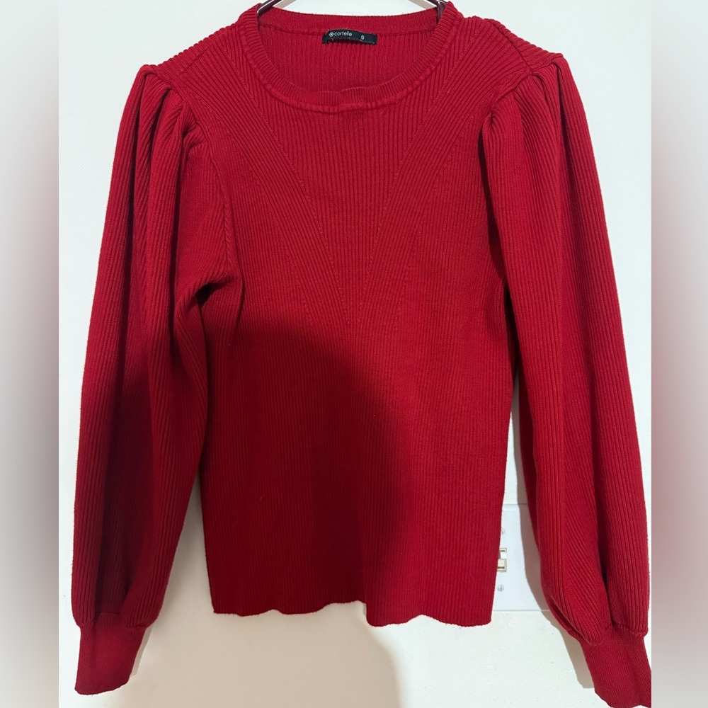 Elegant Red Women's Top